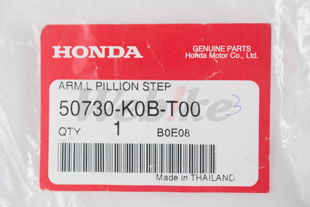【HONDA Thailand 原廠零件】左腳踏桿 50730-K0B-T00