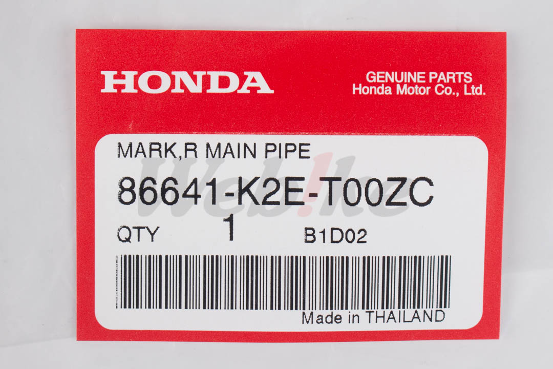 【HONDA Thailand 原廠零件】車身貼紙 86641-K2E-T00ZC