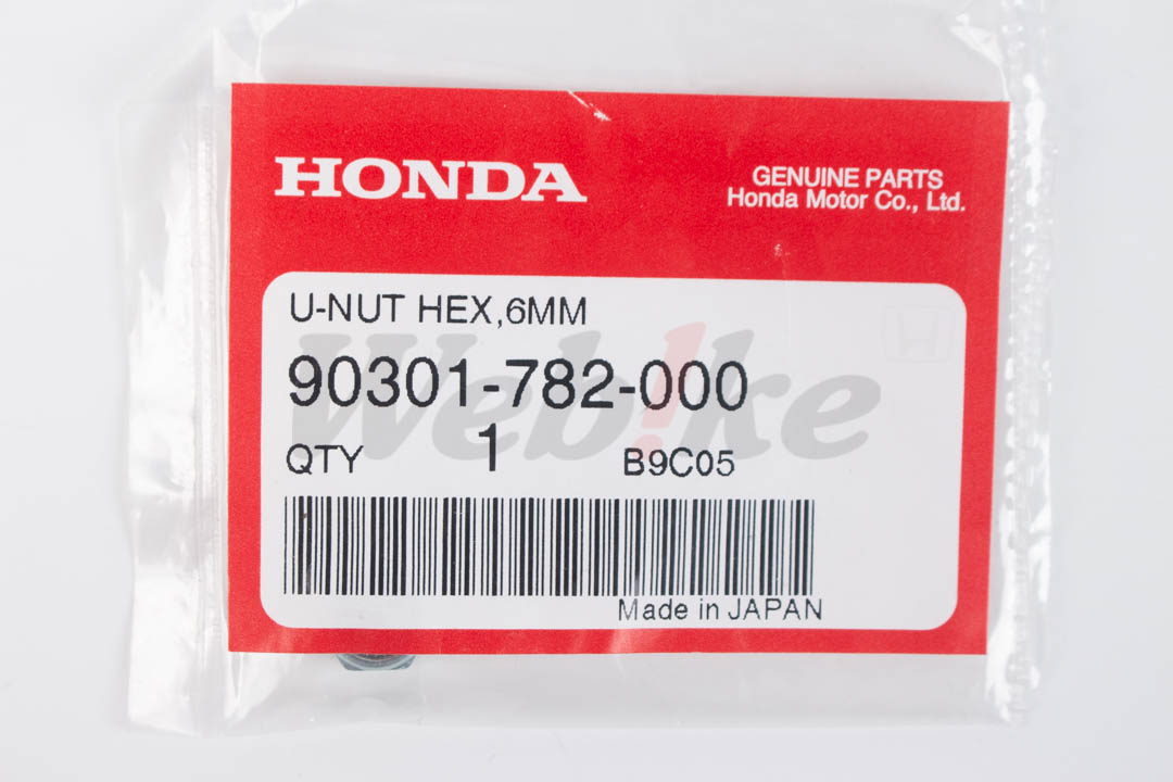 【HONDA Thailand 原廠零件】U型螺帽 (6MM) 90301-782-000