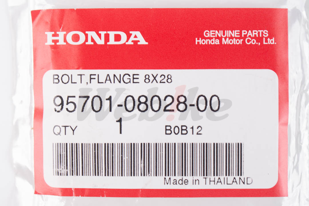 【HONDA Thailand 原廠零件】法蘭螺栓 95701-08028-00| Webike摩托百貨