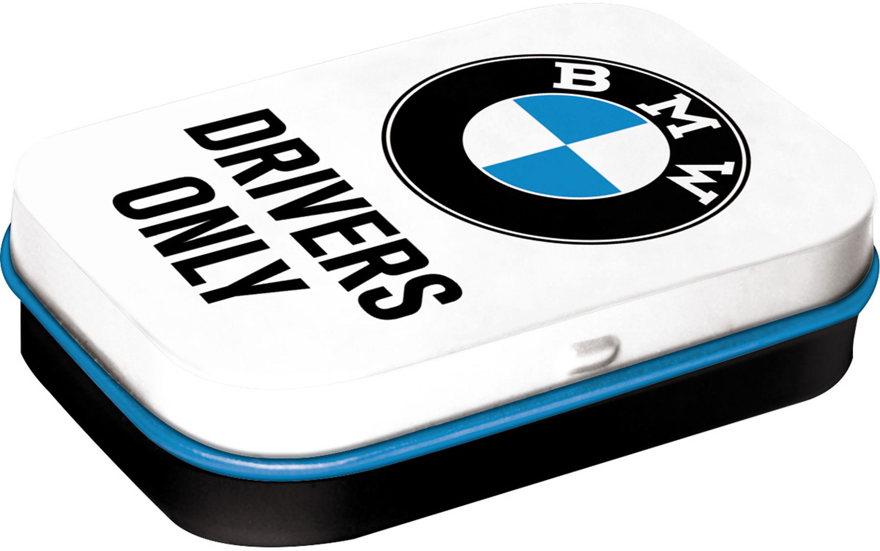 【BMW】Pill Box "DRIVERS ONLY" 金屬盒