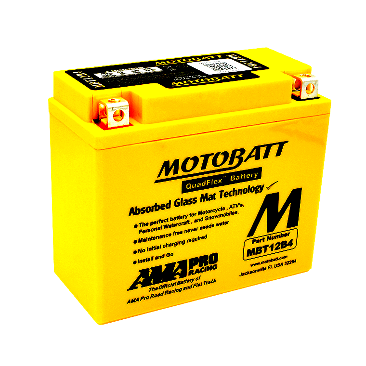 【MOTOBATT】AGM 強效電池 MBT12B4 總代理公司貨