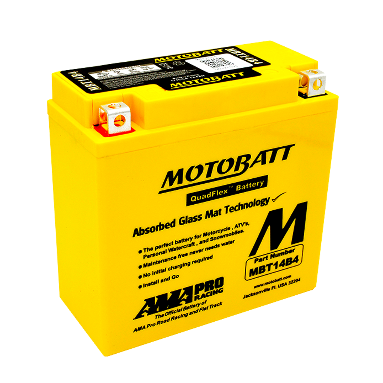 【MOTOBATT】AGM 強效電池 MBT14B4 總代理公司貨