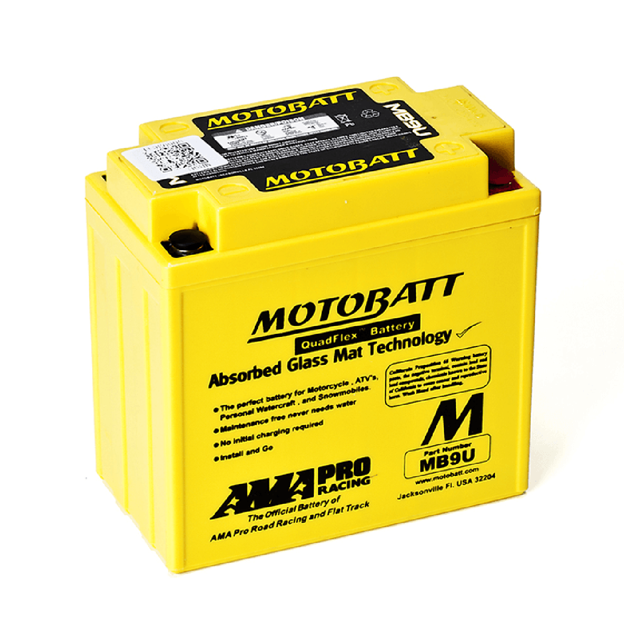 【MOTOBATT】AGM 強效電池 MB9U 總代理公司貨