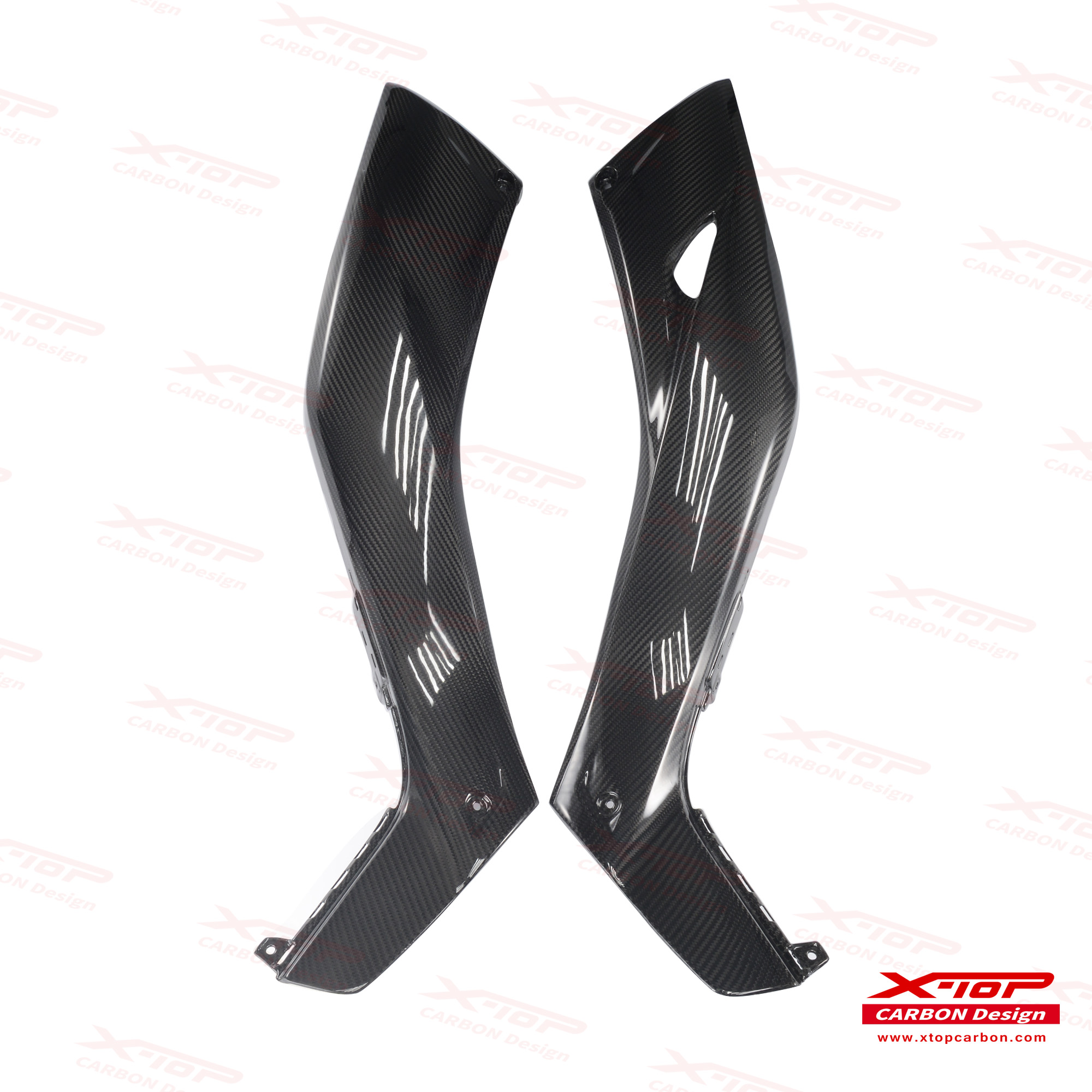 【X-TOP】碳纖維 左右車身飾蓋 X-MAX 300 (18-22)