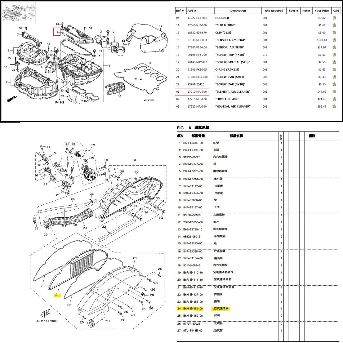 Parts Number「Webike-摩托百貨」