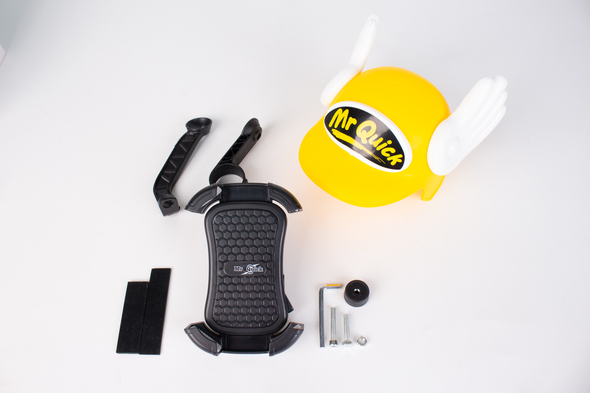 【Mr Quick】【OUTLET出清商品】遮陽型手機支架 (黃)