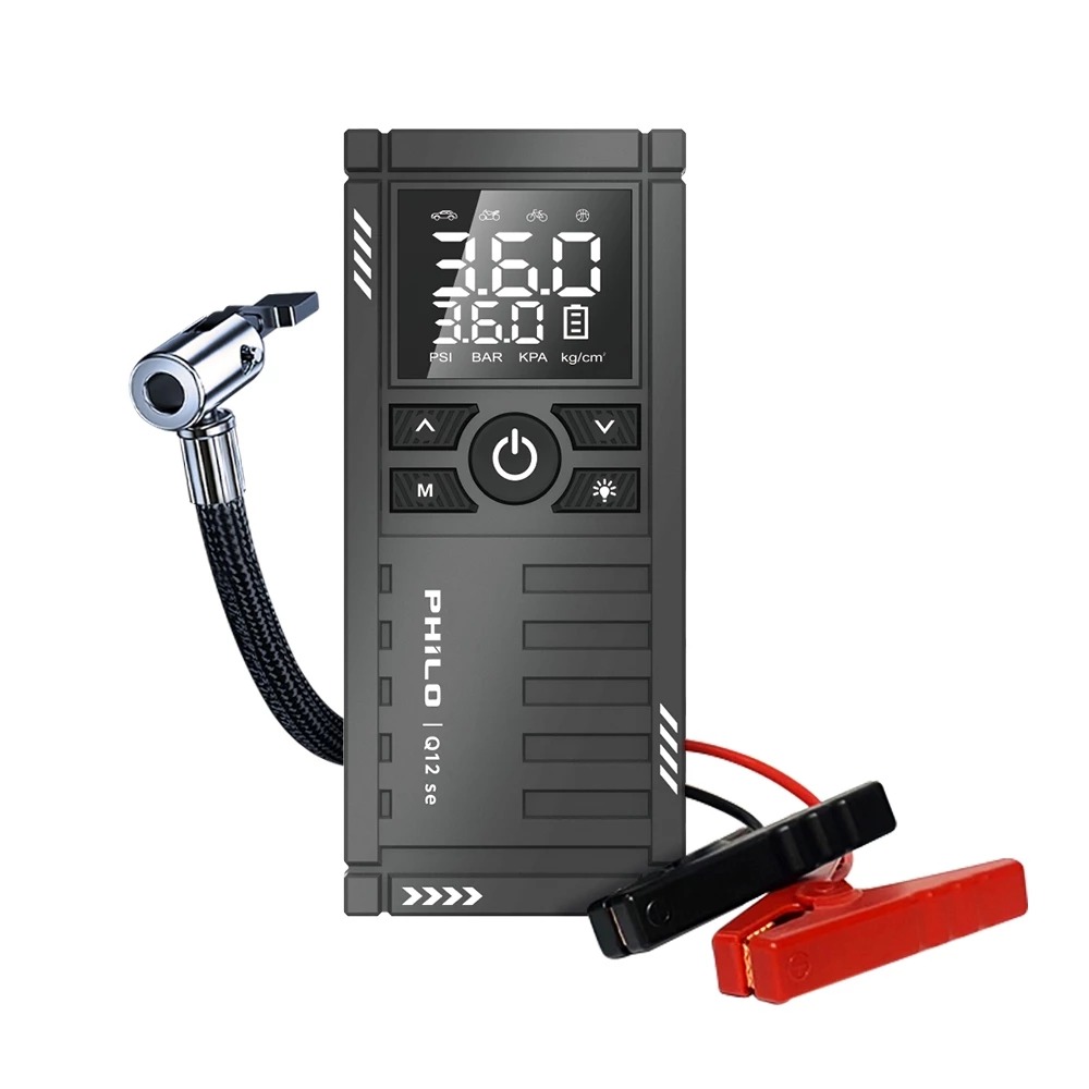 【Philo 飛樂】行車救援王Q12se 救車打氣多功能機 精選版