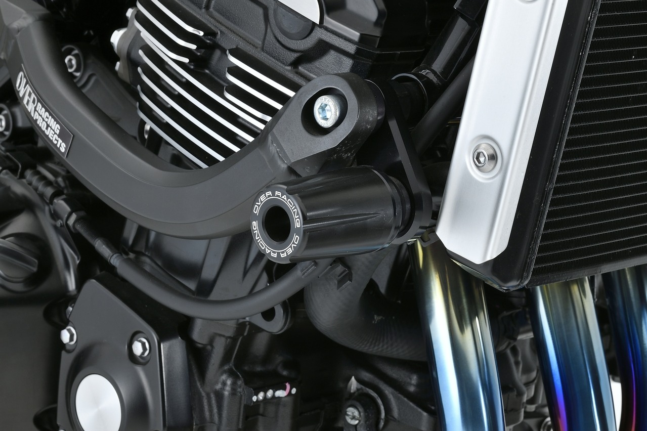 【OVER Racing】【OUTLET出清商品】防倒球 (黑色) Z900RS (18-20)