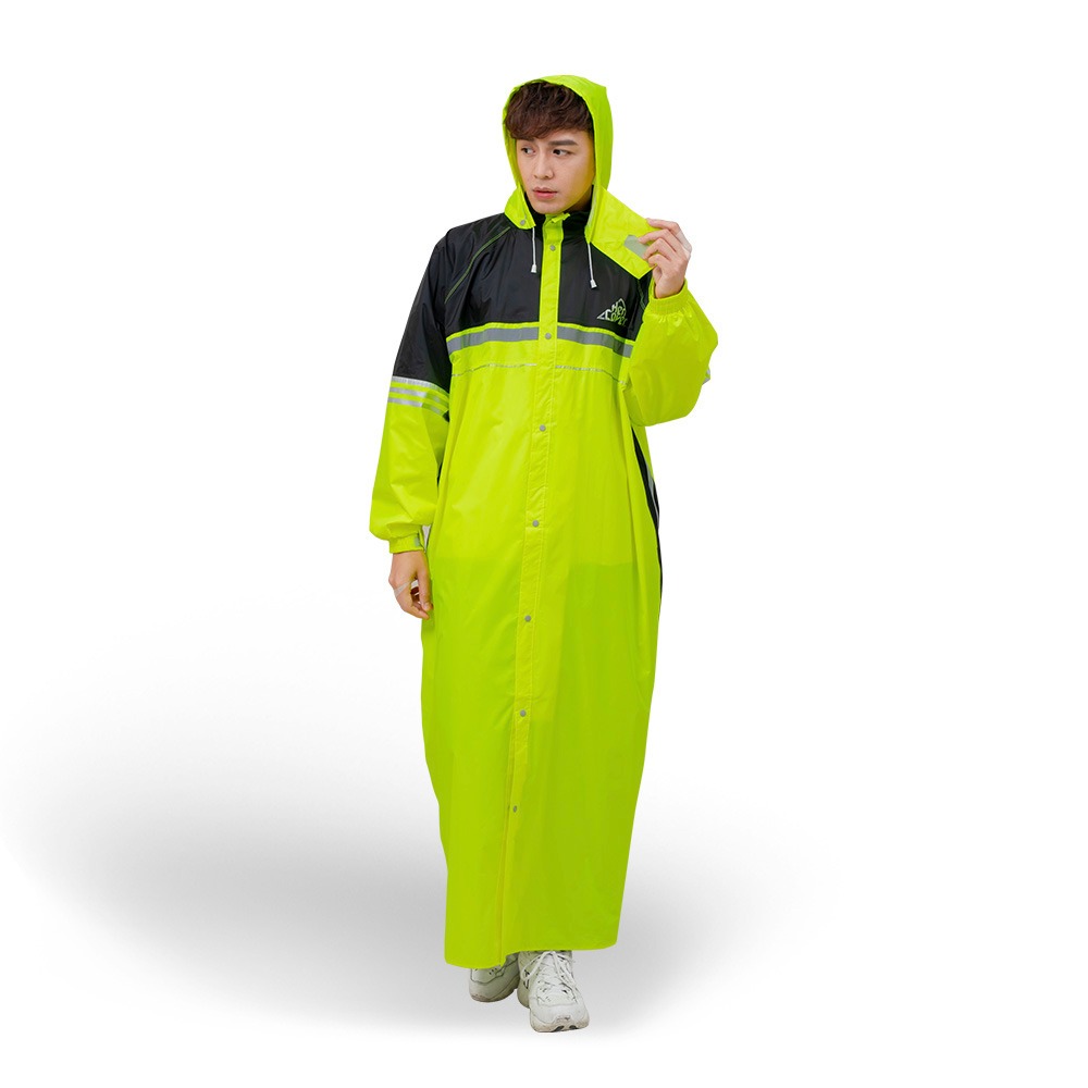 【FairRain 飛銳】R5前開式雙側開連身 (黑螢黃)