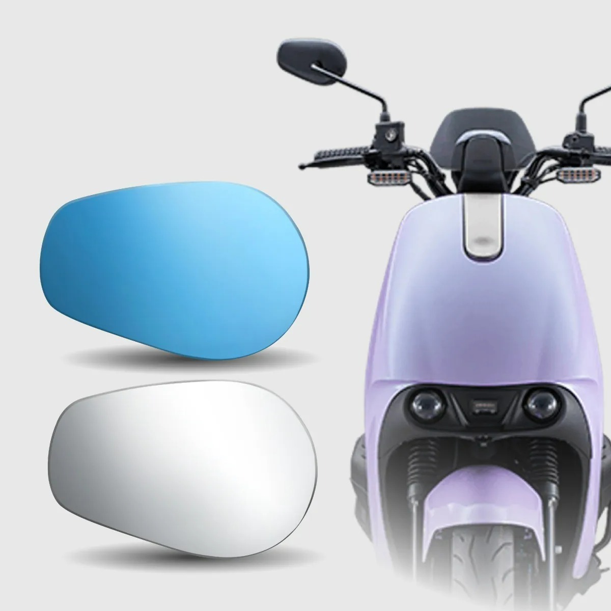 【XILLA】超視野廣角後照鏡片 Yogurt 125