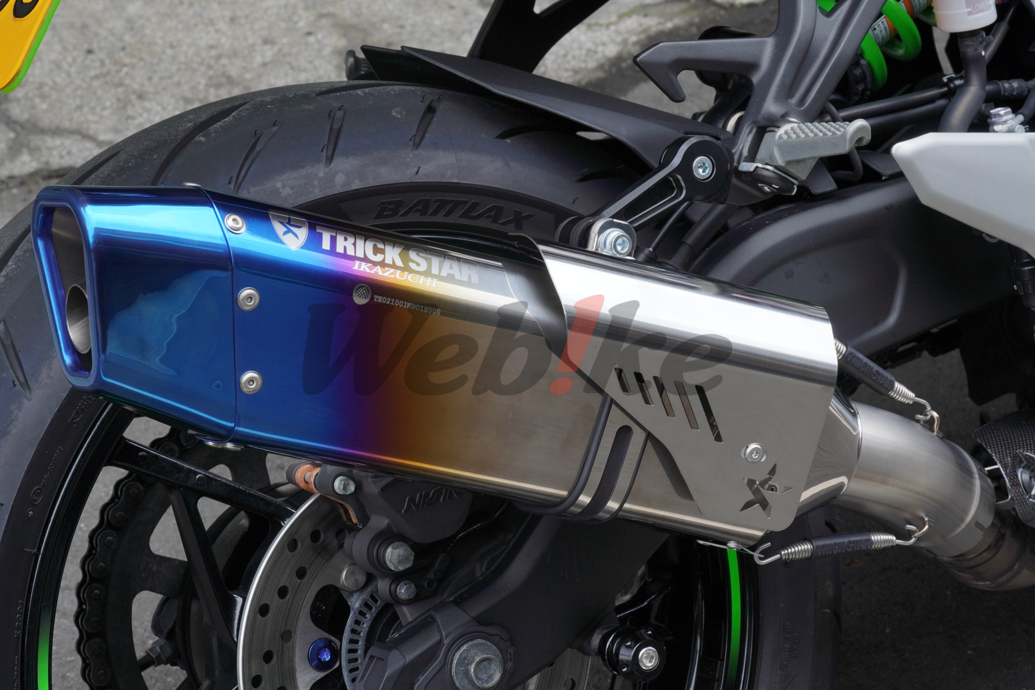 TRICK STAR 【台灣合法認證】IKAZUCHI 尾段排氣管ZX4R/RR