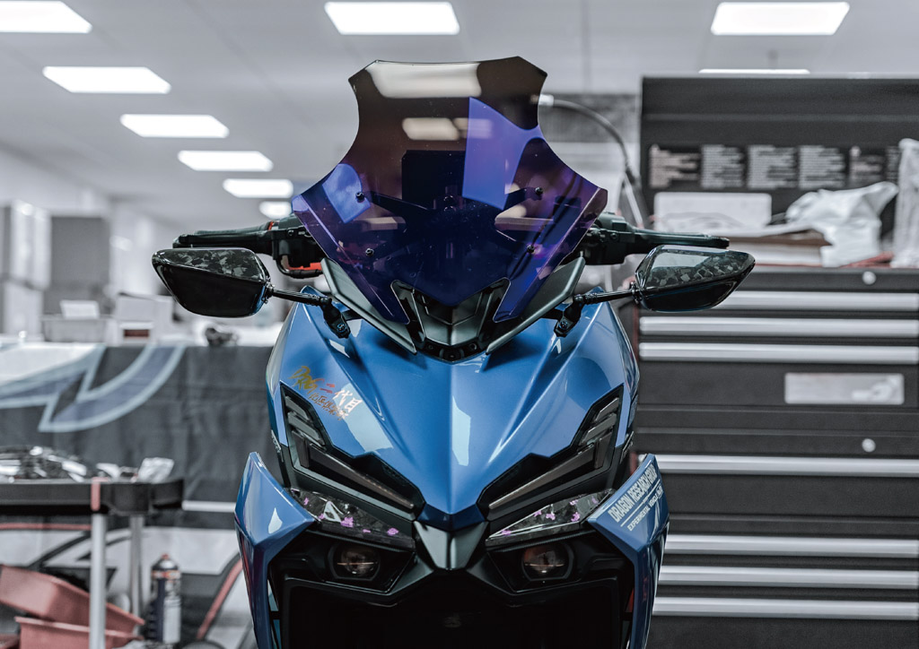 【JSTC MOTOR】Blade Real Carbon Fiber Rearview Mirror (Foldable Fairing Mount)