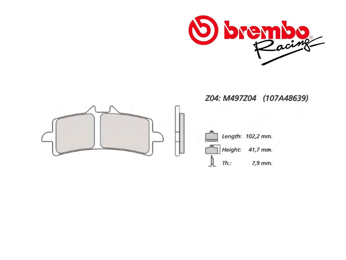 【brembo】煞車來令片套組 Z04 KTM RC8 R 1190 2009 2015| Webike摩托百貨