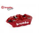 【brembo】M4一體式輻射卡鉗 (左/紅色)100MM| Webike摩托百貨