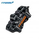 【Frando】FCC-680S CNC輻射對四卡鉗 80MM 黑橘| Webike摩托百貨