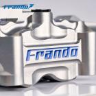 【Frando】FCC-680S CNC輻射對四卡鉗 80MM 銀紅| Webike摩托百貨