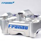 【Frando】FCC-680S CNC輻射對四卡鉗 80MM 銀紅| Webike摩托百貨