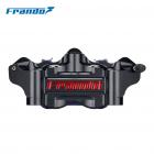 【Frando】FCC-680S CNC輻射對四卡鉗 80MM 黑紅| Webike摩托百貨