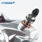【Frando】FCF-440GT 鍛造兩片式對四卡鉗 (晶透銀)| Webike摩托百貨