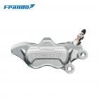 【Frando】FCF-440GT 鍛造兩片式對四卡鉗 (晶透銀)| Webike摩托百貨