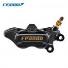 【Frando】FCC-540GT CNC 兩片式對四卡鉗 黑金| Webike摩托百货