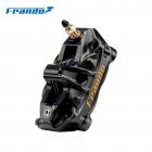 【Frando】FCF-100S 鍛造輻射對四卡鉗 (黑金)| Webike TW