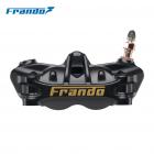 【Frando】FCF-100S 鍛造輻射對四卡鉗 (黑金)| Webike TW
