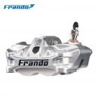 【Frando】FCF-100S 鍛造輻射對四卡鉗 (銀黑)| Webike TW