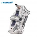 【Frando】FCF-100S 鍛造輻射對四卡鉗 (銀黑)| Webike TW