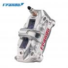 【Frando】FCF-100S 鍛造輻射對四卡鉗 (銀紅)| Webike TW