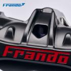 【Frando】FCF-100S 鍛造輻射對四卡鉗 (黑紅)| Webike TW