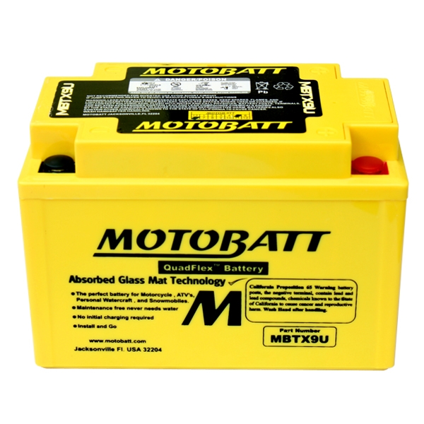 【MOTOBATT】AGM 強效型機車啟動電池 - MBTX9U
