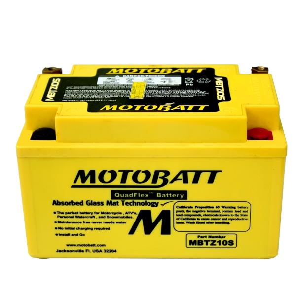 【MOTOBATT】AGM 強效型機車啟動電池 - MBTZ10S