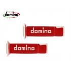 【domino】A450握把套 (左右一對 / 通用型 / 紅&白 / 22-26mm)