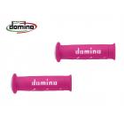 【domino】通用型握把套 20-24MM (左右一對 / 紫紅 / 白)| Webike摩托百貨