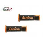 【domino】A450 通用型握把套 (競技型 / 左右一對 / 黑 / 橘)| Webike摩托百貨