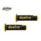 【domino】A450 通用型握把套 (競技型 / 左右一對 / 黑 / 黃)| Webike摩托百貨