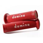【domino】握把套 22-26MM (泛用型 / 左右一對 / 紅 / 白)| Webike摩托百貨