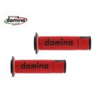 【domino】A450 通用型握把套 (競技型 / 左右一對 / 紅 / 黑)| Webike摩托百貨