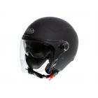 【PREMIER】四分之三安全帽 ROCKER VISOR U9 BM (黑色)| Webike摩托百貨