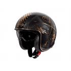 【PREMIER】四分之三安全帽 VINTAGE NX (鍍金色 / 碳纖維材質 / ECE 22-06 認證)| Webike摩托百貨