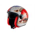 【PREMIER】四分之三安全帽 VINTAGE PIN UP OLD STYLE (銀色 / ECE 22-06 認證)| Webike摩托百貨