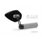 【BARRACUDA】SKIN-X B-LUX 通用型端子後照鏡(一對)| Webike摩托百貨