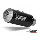 【MIVV】MK3 不鏽鋼 尾段排氣管 (黑色) Z900 (17-24)【非認證管、需自主送驗】