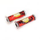 【NCY】透明握把套 刺客版 - 赤紅 120mm (有洞)| Webike摩托百貨