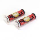 【NCY】刺客版 糯米腸透明握把套 赤紅 / 無孔 (130mm)| Webike摩托百貨