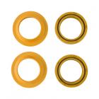 【NCY】低阻力前叉油土封配件包 黃 (33mm)| Webike摩托百貨