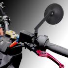 【NCY】通用型 R01 街車款後視鏡 (霧黑 / 藍鏡)| Webike摩托百貨