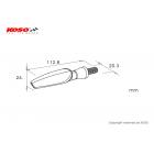 【KOSO】小無限 LED 方向燈 通用型| Webike摩托百貨